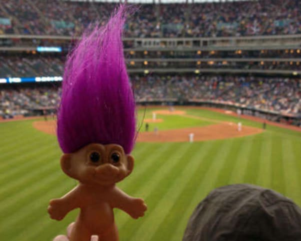 Oswald at Progressive Field in Cleveland, OH, USA