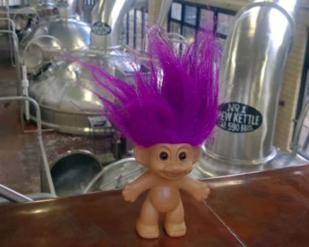 Oswald at Miller Brewery in Milwaukee, WI, USA