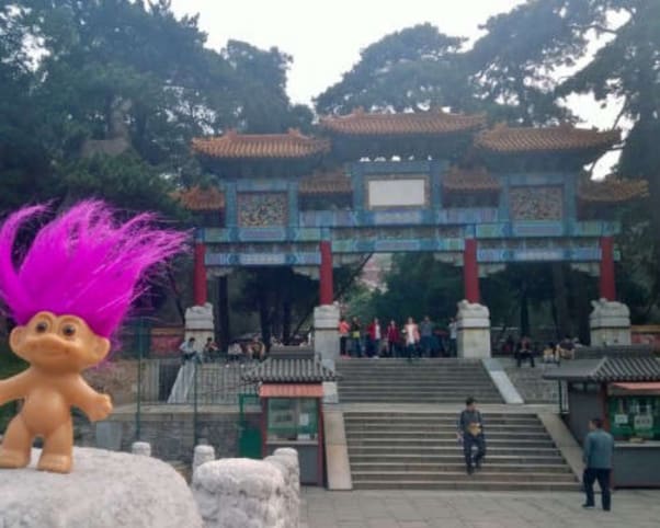Oswald at The Summer Palace in Beijing, China
