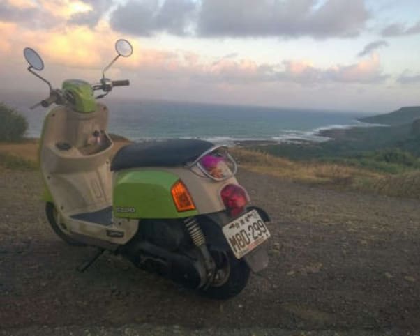 Oswald at Longpan Park in Kenting, Taiwan