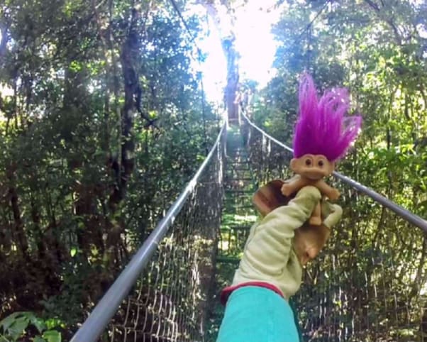 Oswald at 100% Aventura in Monteverde, Costa Rica