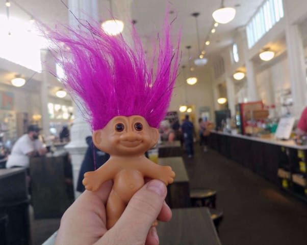 Oswald at St Roch Market in New Orleans, LA, USA