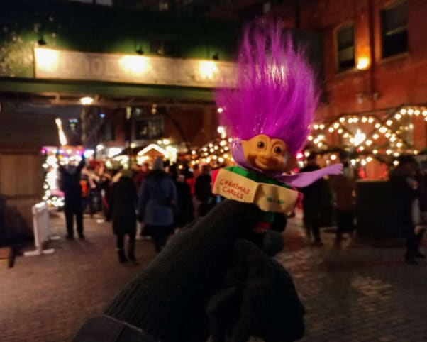 Oswald at Toronto Christmas Market in Toronto, ON, Canada