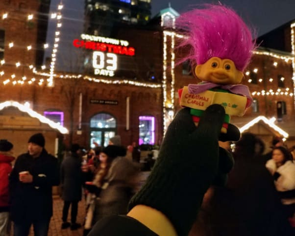 Oswald at Toronto Christmas Market in Toronto, ON, Canada