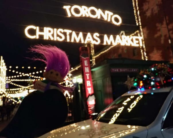 Oswald at Toronto Christmas Market in Toronto, ON, Canada