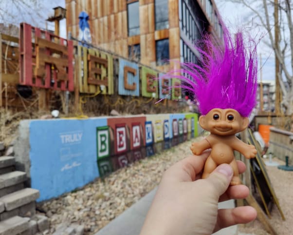 Oswald at Recess Beer Garden in Denver, CO, USA