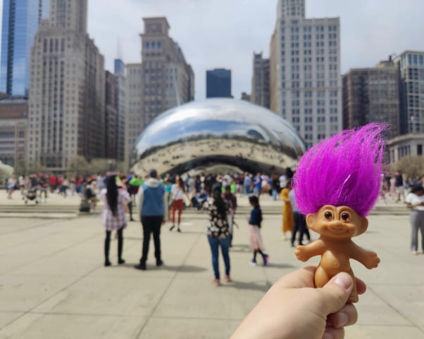 Oswald at The Bean in Chicago, IL, USA