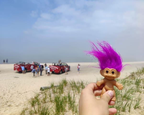 Oswald at Mac Wood's Dune Rides in Silver Lake, MI, USA