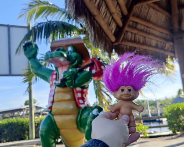 Oswald at Captain Jack's Airboat Tours in Everglades City, FL, USA
