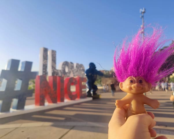 Oswald at #ILoveNICE in Nice, France