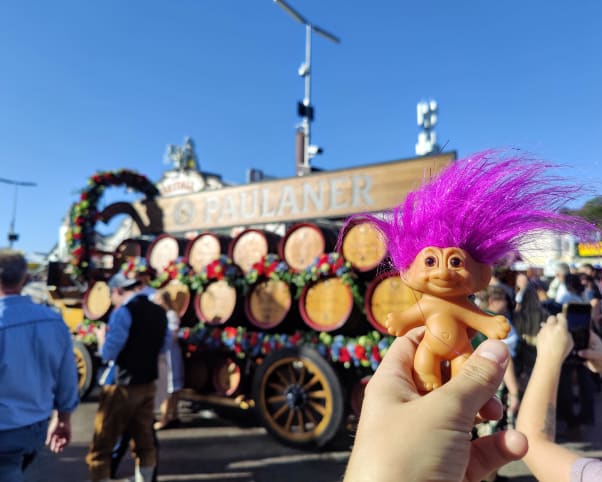 Oswald at Oktoberfest in München, Germany