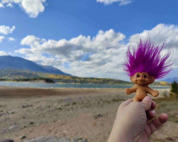 Oswald at Peak One Campground in Breckenridge, CO, USA