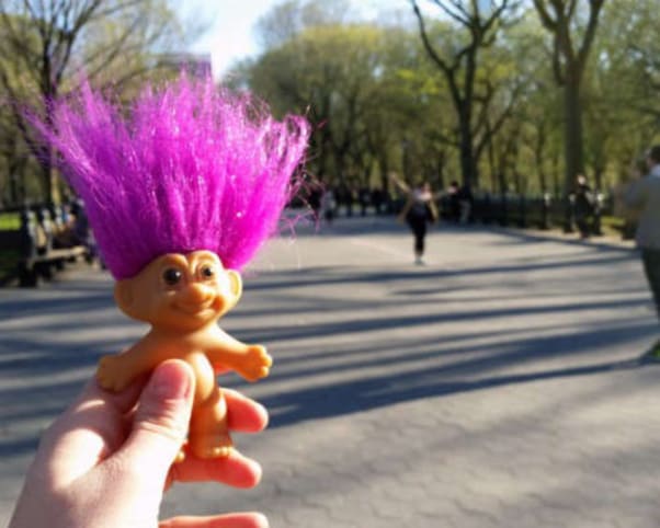 Oswald at Central Park in New York, NY, USA