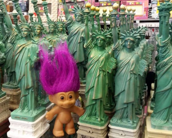 Oswald at Times Square in New York, NY, USA