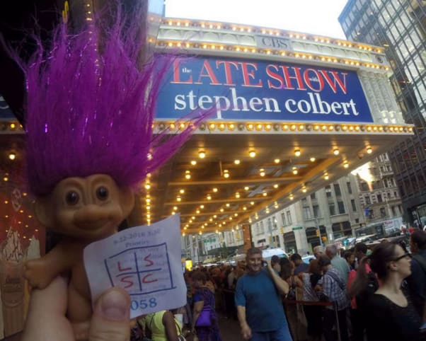 Oswald at Ed Sullivan Theater in New York, NY, USA