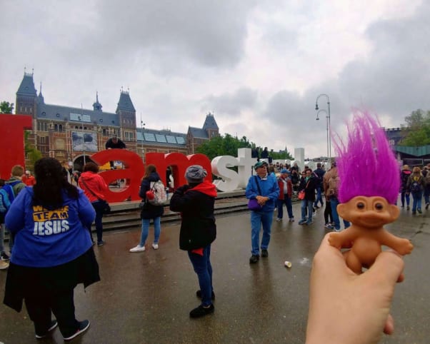 Oswald at Rijksmuseum in Amsterdam, Netherlands
