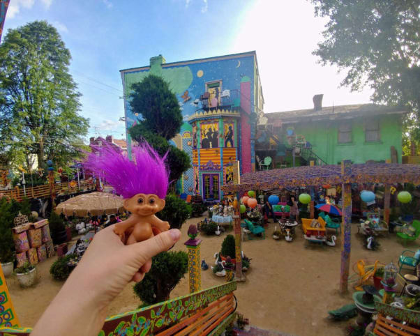 Oswald at Randyland in Pittsburgh, PA, USA