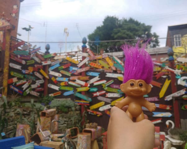 Oswald at Randyland in Pittsburgh, PA, USA