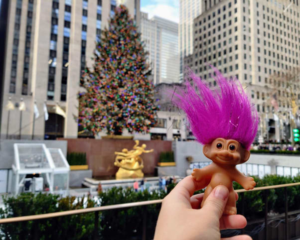 Oswald at Rockefeller Center in New York, NY, USA