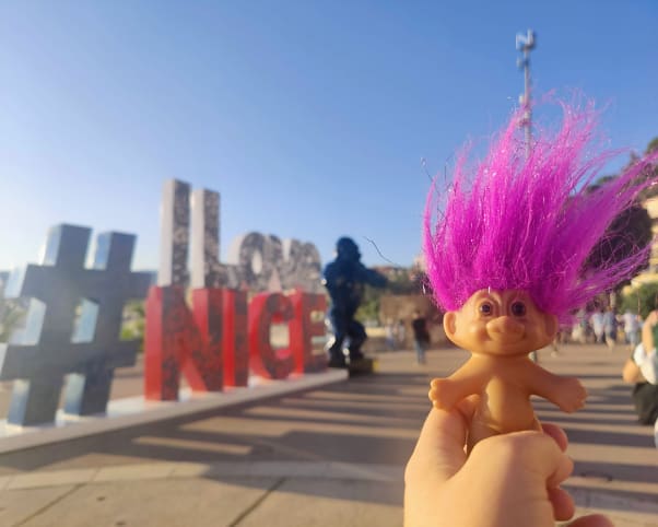 Oswald at #ILoveNICE in Nice, France