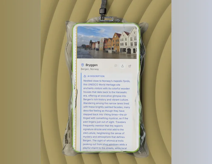 A beautiful authentic travel journal