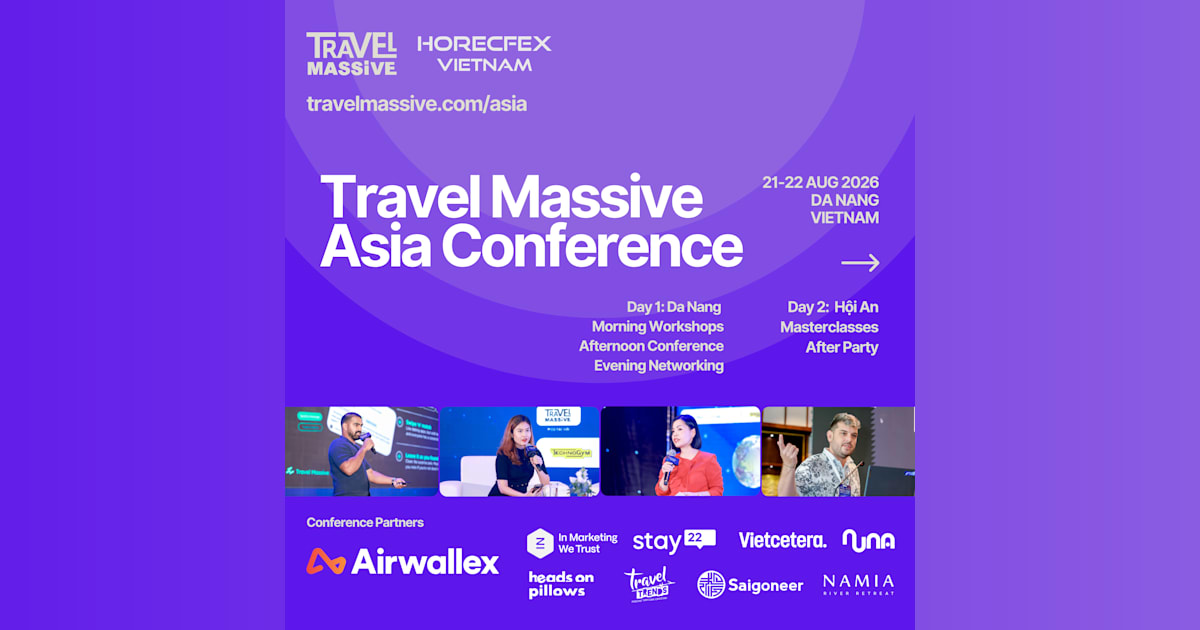 Event artwork for Travel Massive Asia Conference 2026, Da Nang
