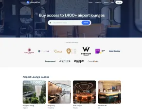 Screenshot of LoungePair Home Page