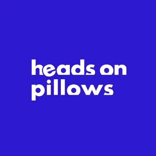 heads on pillow