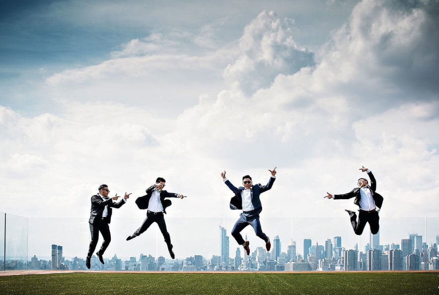 Upstairs at Westlight - Groomsmen - Ein Photography