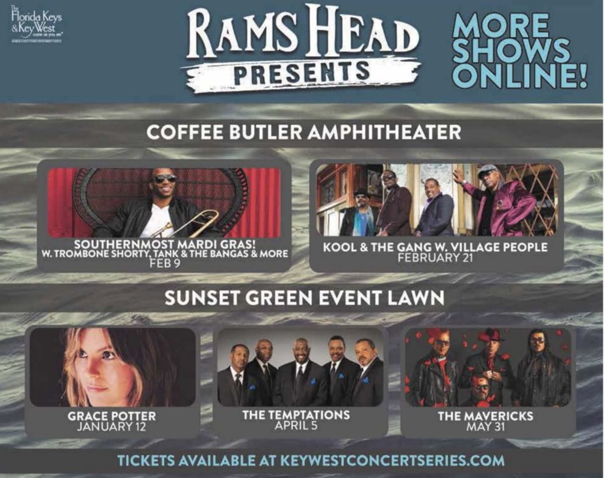 Coffee Butler Amphitheater Events Calendar & Schedule 2024 - Key