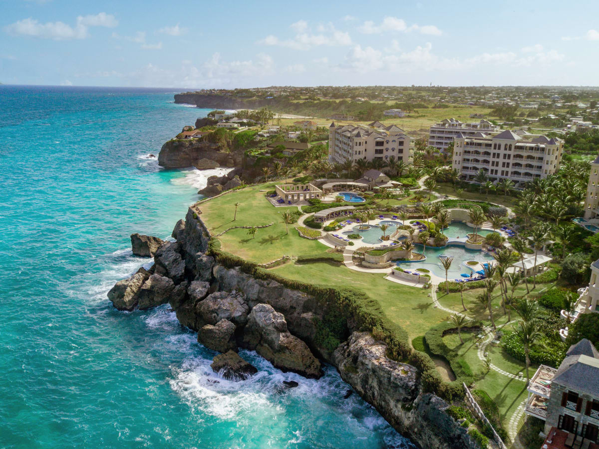 Aerial of Cliff Pool Complex