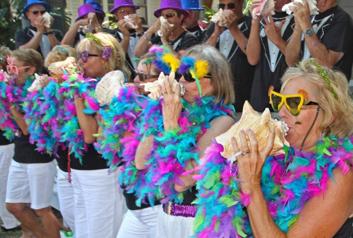 The Conch Shell Blowing Contest The Marker Key West Blog