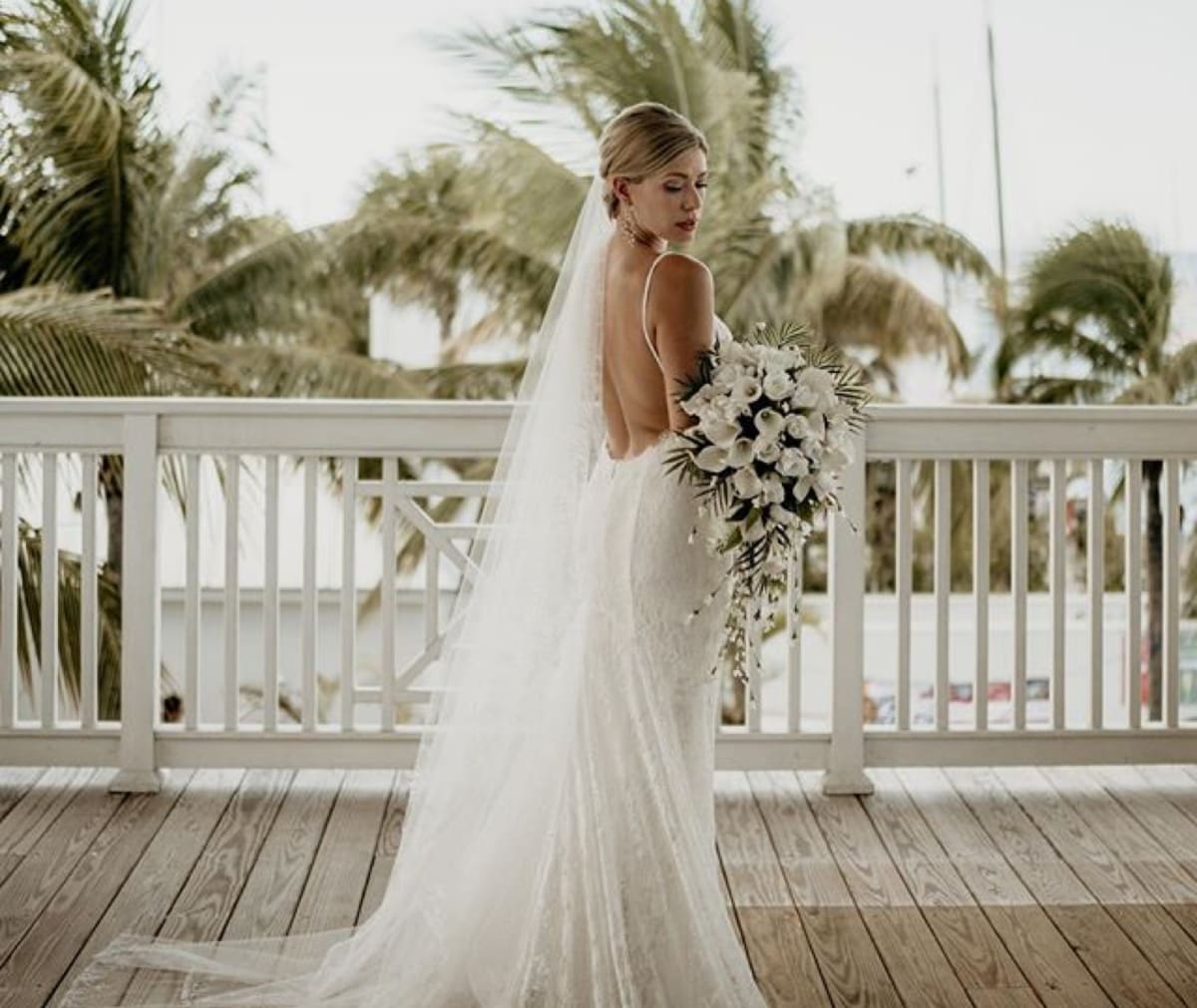 Bride at the Marker