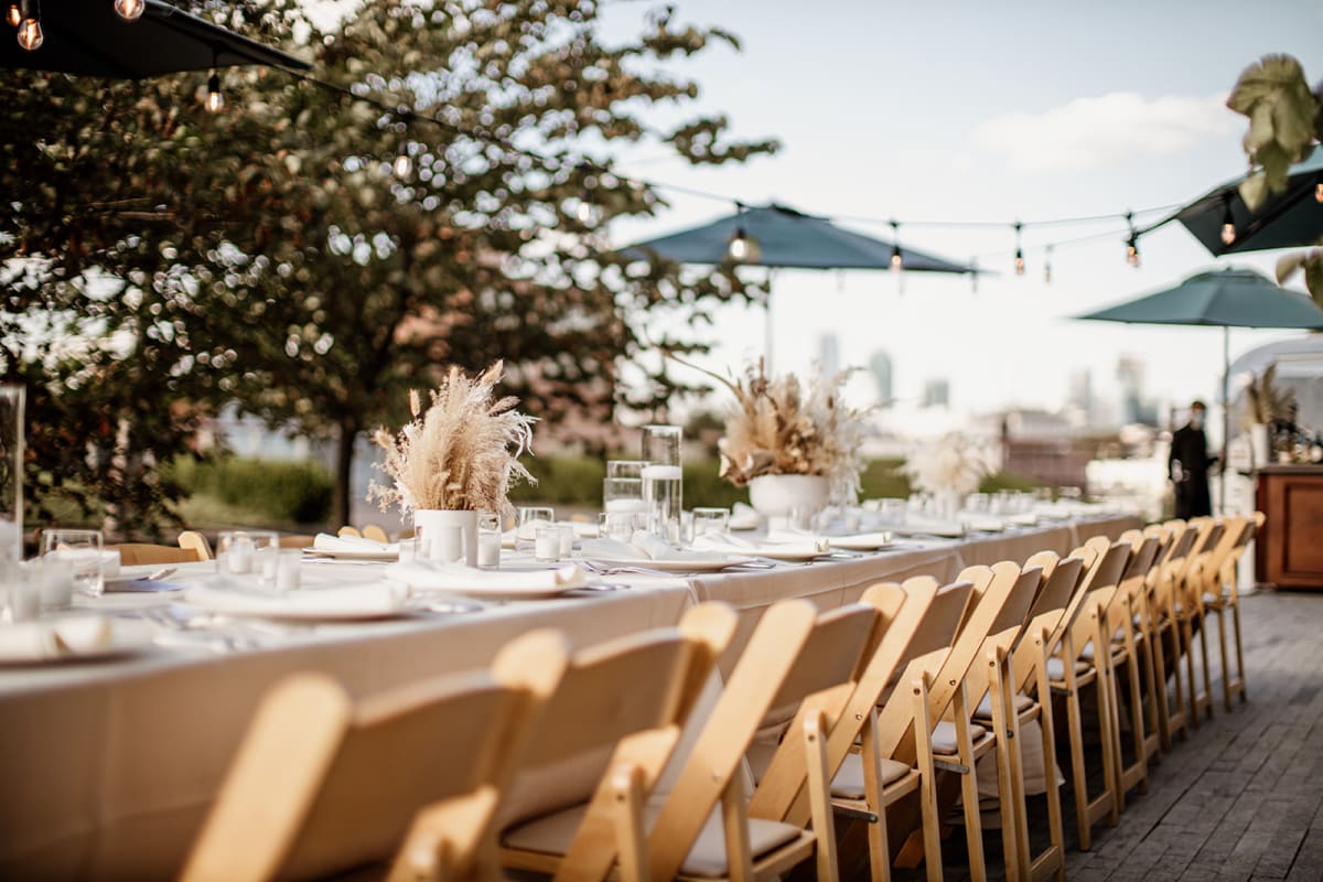 Long Wedding Table At The William Vale