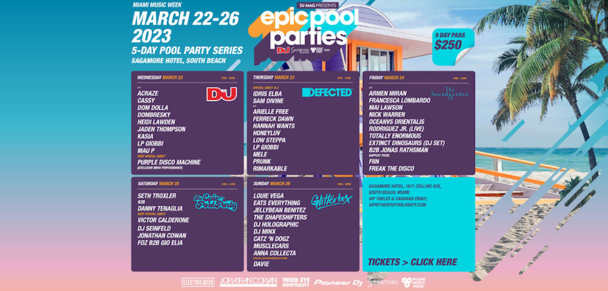 Stay Cool at South Florida's Hottest Pool Parties Pool party miami, Hot pool party, Miami beach party