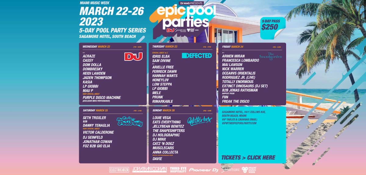 The Epic Pool Parties  Things to do in Miami