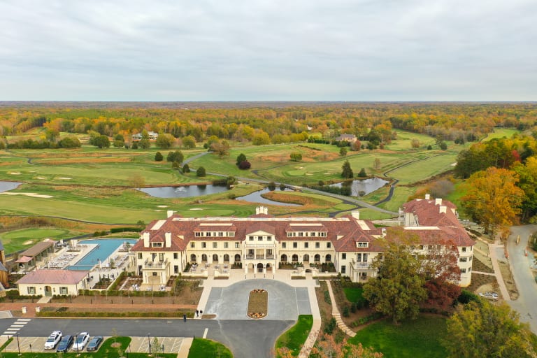 Keswick Hall - Aerial Front