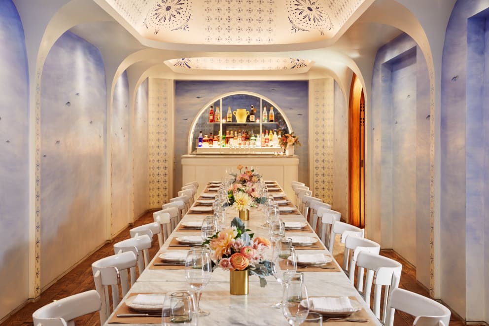 leuca private dining room