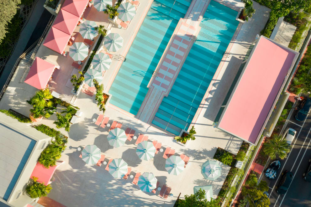 SM Pool Aerial
