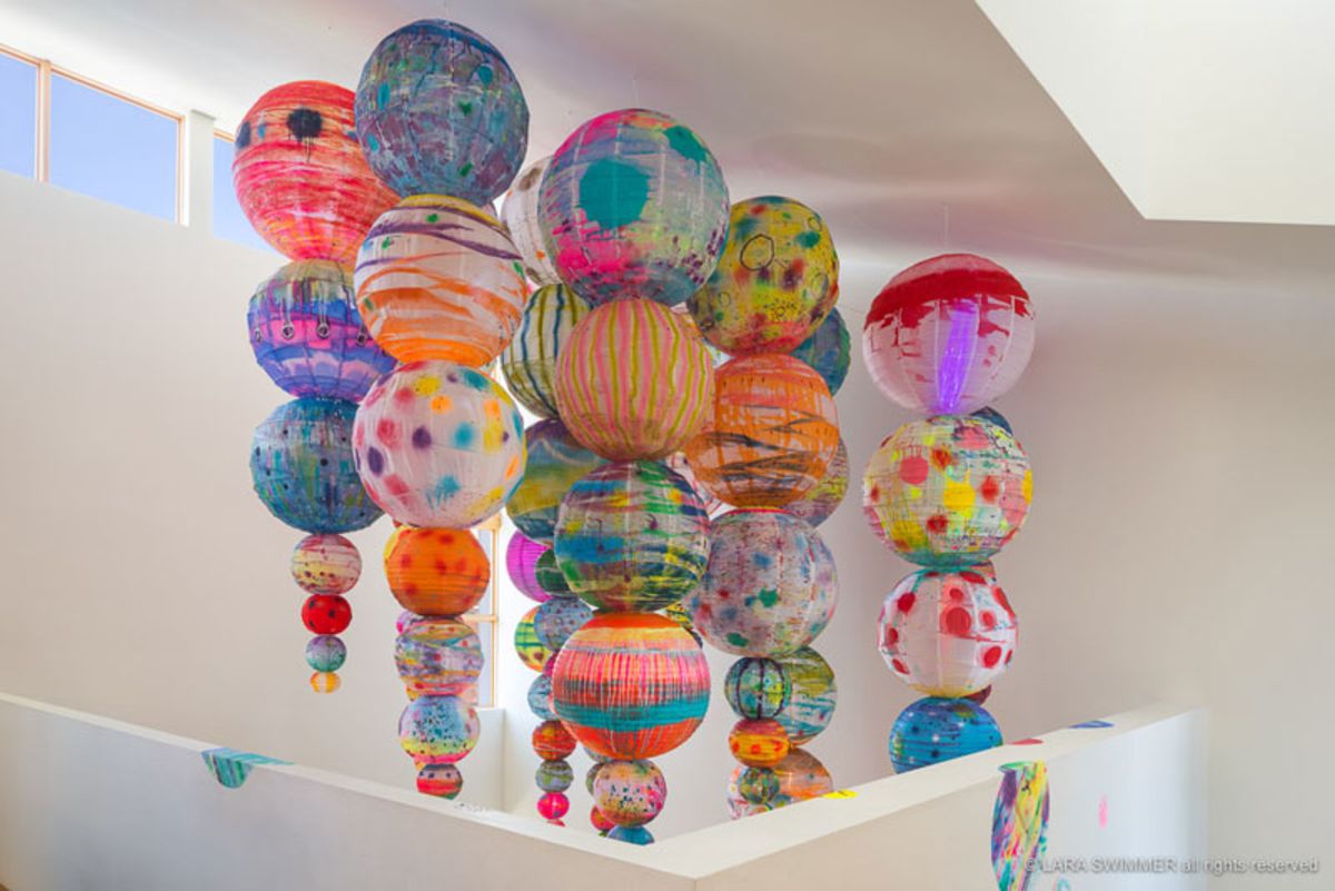 paper-lanterns-painted-by-artist-liz-tran-at-gallery