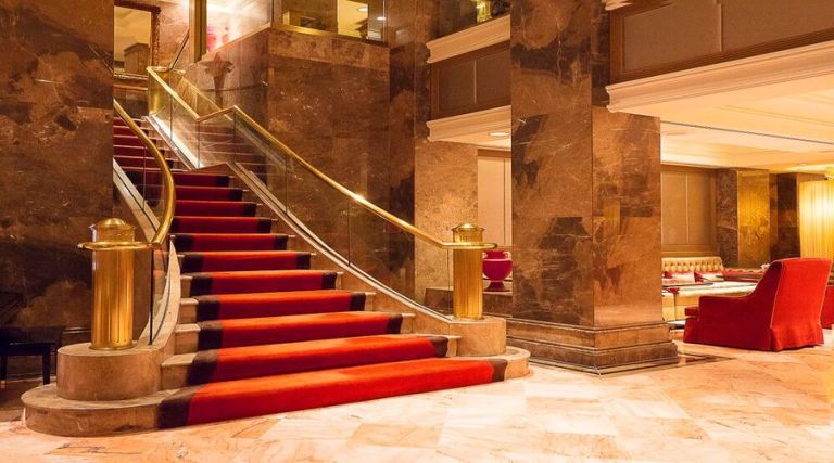 Hotel Lobby Staircase