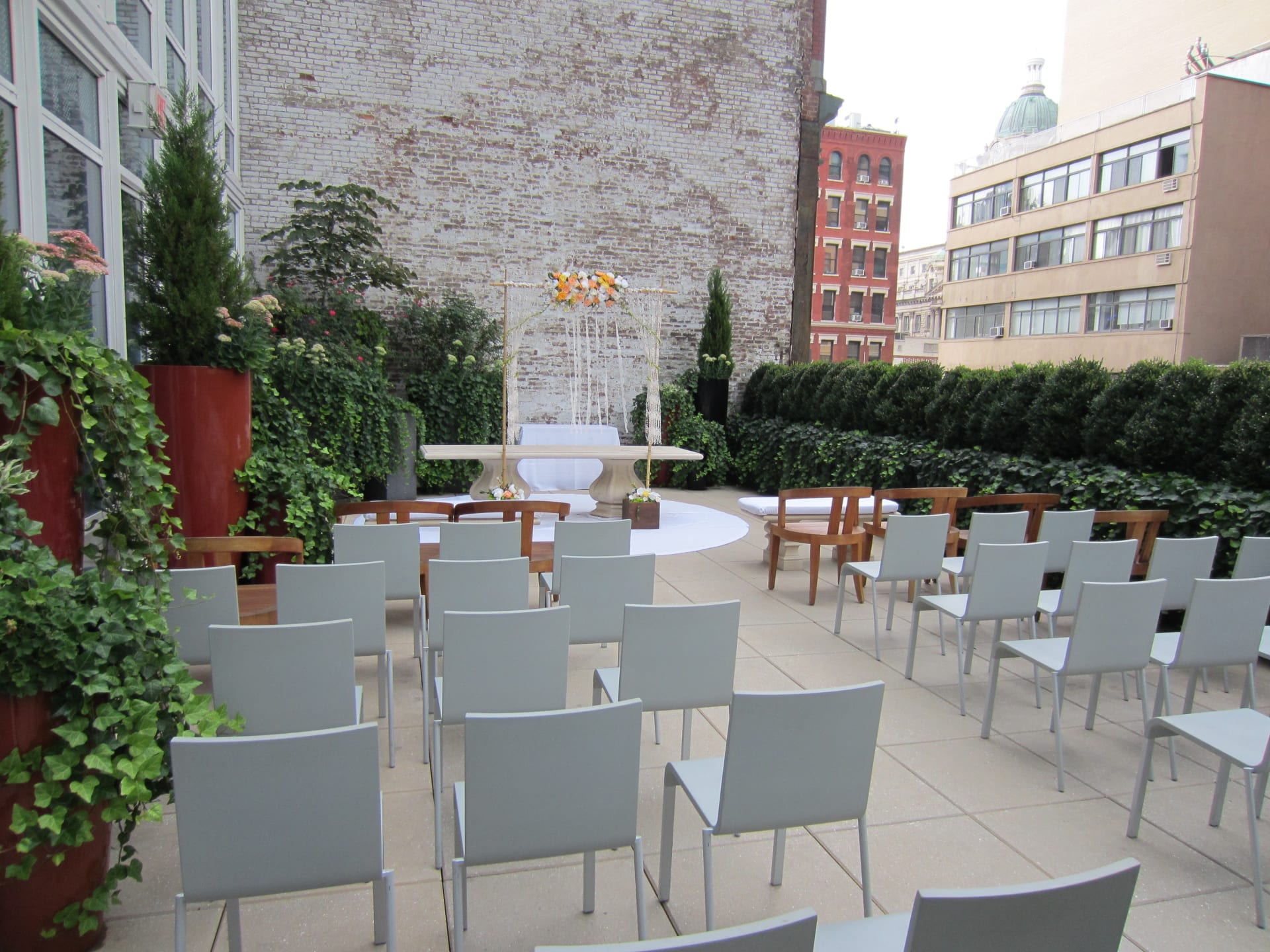 Gallery Terrace Wedding Ceremony