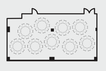 The Salon floorplan