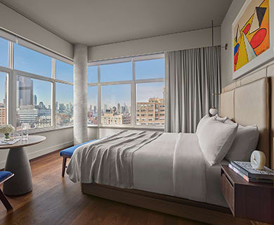 Skyline Studio bedroom