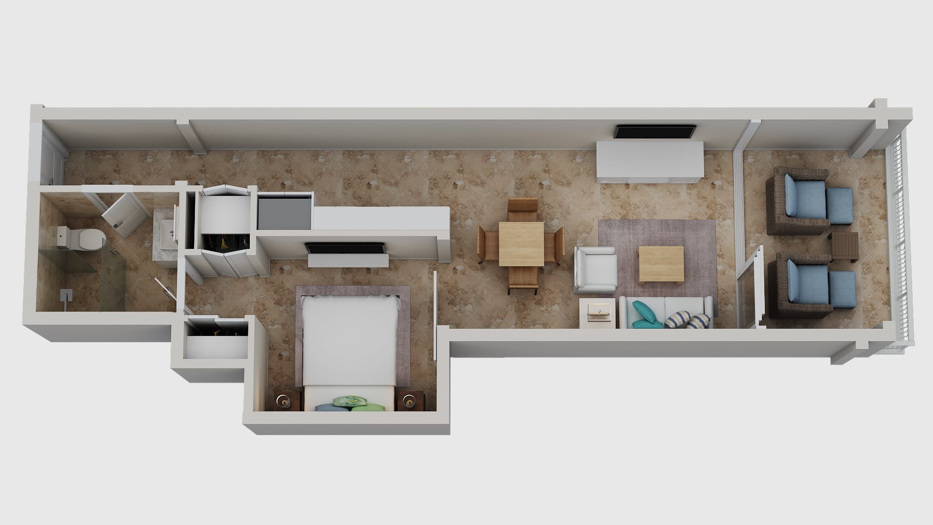 Junior Contemporary Suite Floor Plan