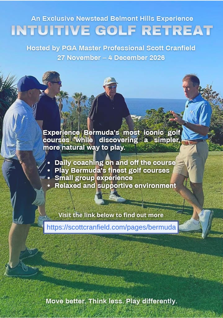 Intuitive Golf Retreat hosted by PGA Master Professional Scott Cranfield
