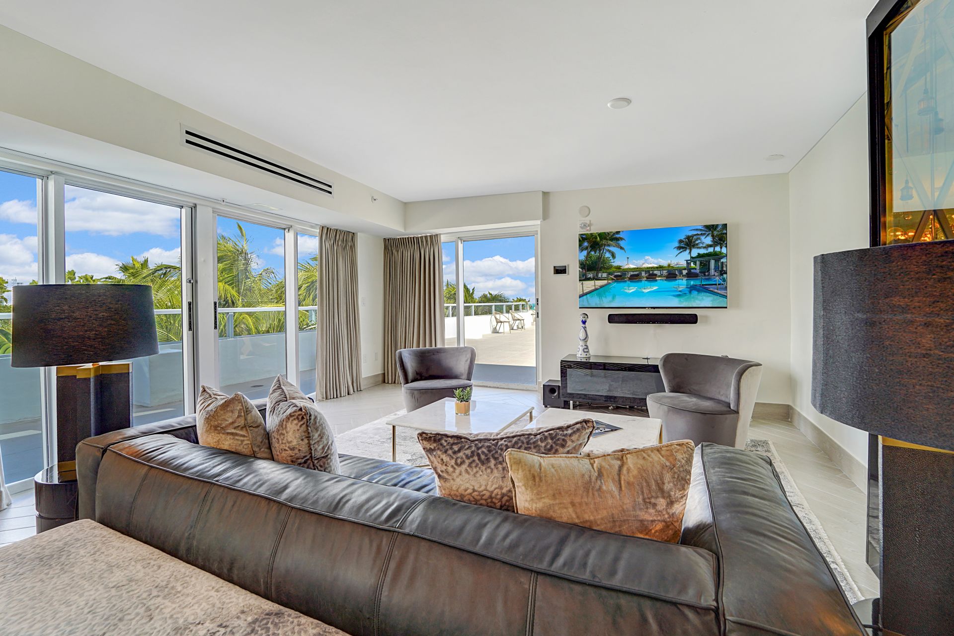 Penthouse Suite living room