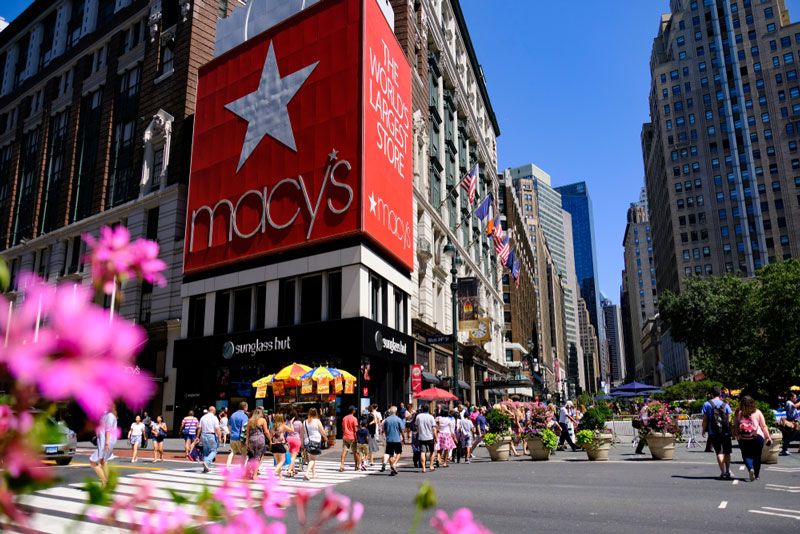 History of New York Department Stores including History of Macy's