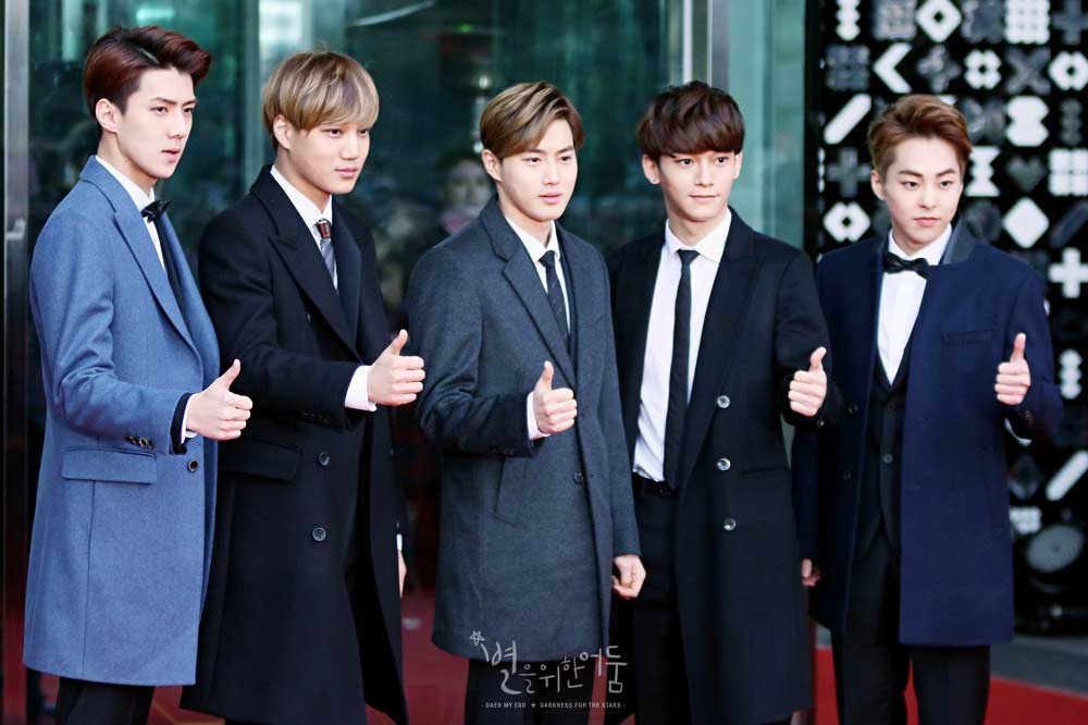 EXO boyband - Jadi kelihatan Lucu, 7 Foto beda tinggi badan member grupband ini