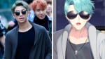 RM BTS mirip dengan v dari anime mystic messenger - Wow, Para Idol K-Pop ini Mirip Banget Dengan Karakter Anime